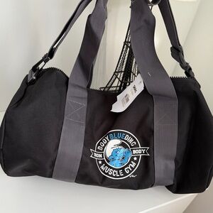 The Smurfs Black Gym Bag